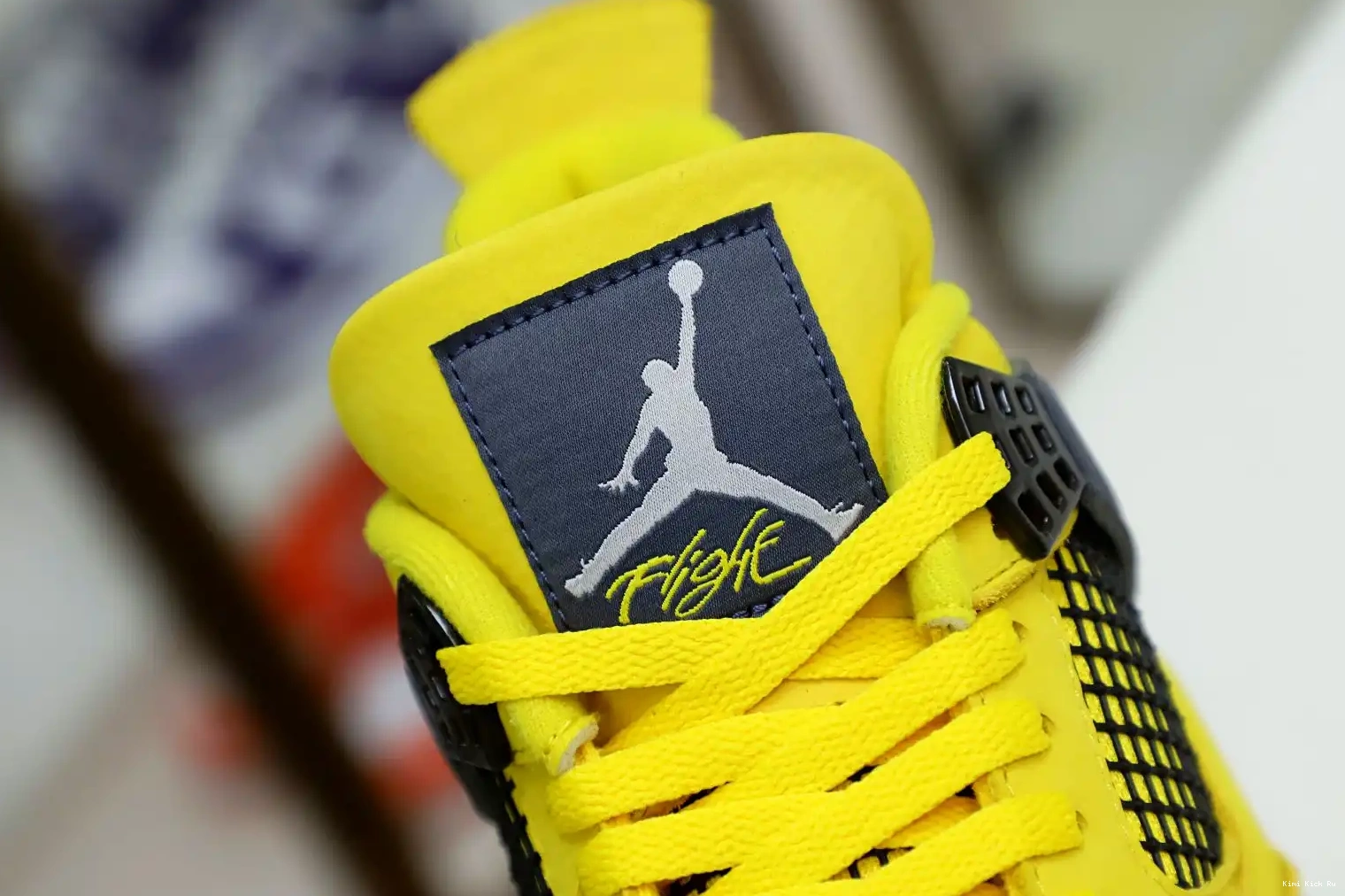 2021 JORDAN RETRO 4 JORDAN 'LIGHTNING' Kimikick AIR AIR 0514